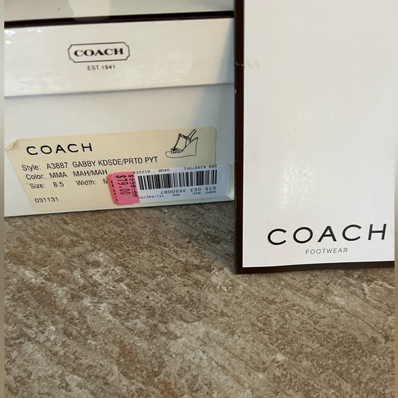 Coach wedge heels - Picture 5 of 5